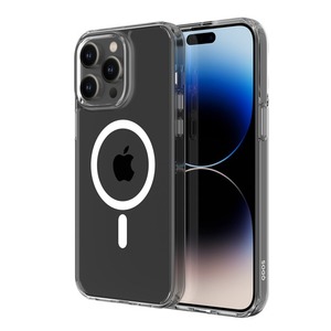 COQUE HYBRID FORCE AVEC SNAP IPHONE 14 PRO MAX QDOS Transparent