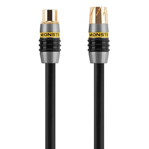 Cable antenne pal coaxial MV2A double blindage 10m Gris