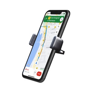 SUPPORT VOITURE GRIP GRILLE MULTI: MOBILES 87MM Noir
