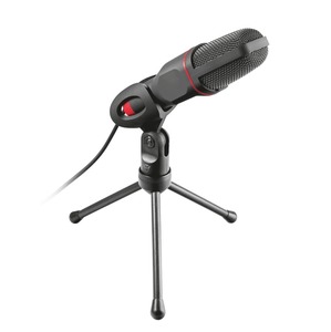 MICROPHONE STREAMING TRUST MICRO USB GXT12 Noir / Rouge