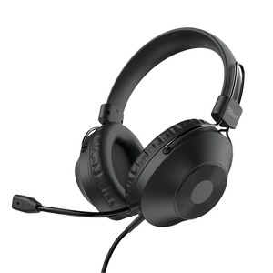 CASQUE-MICRO OZO TRUST USB POUR ORDINATEUR Noir