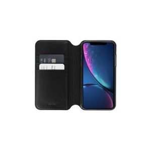Etui folio milano cuir pour iPhone XR Noir