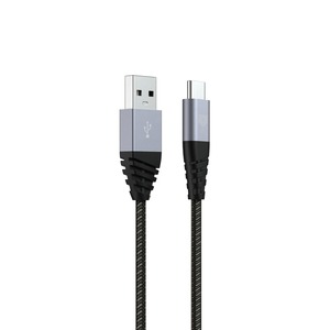 TIGER POWER CABLE ULTRA RESISTANT USB-A USB-C 1,2M Gris