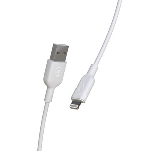 CABLE USB A/LIGHTNING MFI 1.2M MFC Blanc