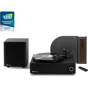 BUNDLE PLATINE VINYLE BLUETOOTH V1 + CAISSON DE BASSE EXPRESS VICTROLA Noir