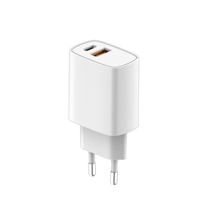 MYWAY CHARGEUR SECTEUR GAN 20W USB-C + 18W USB-A Blanc