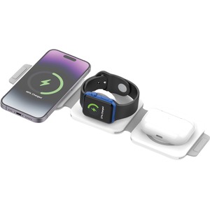 CHARGEUR MAGSAFE SANS FIL 3 EN 1 TIGER POWER Blanc