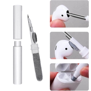 KIT DE NETTOYAGE EARBUDS 3EN1 Blanc