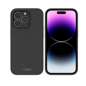 COQUE SMOOTHIE RECYCLEE IPHONE 14 PRO Noir