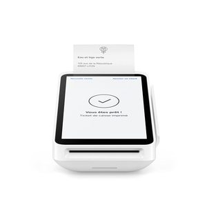 Terminal de paiement Blanc