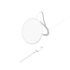 CHARGEUR SANS FIL MAGNETIQUE MAGSAFE FONCTION STAND Blanc