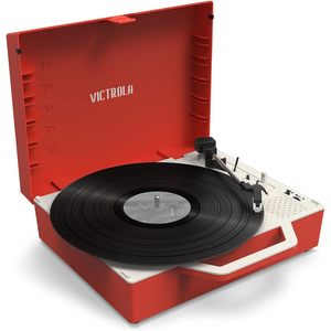 RE-SPIN PLATINE VINYLE ECO CONCUE Rouge