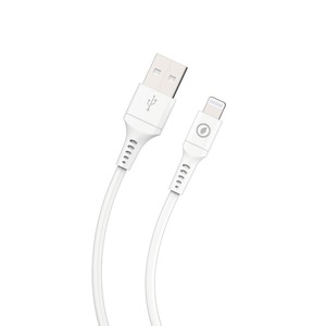 CABLE USB-A LIGHTNING 1,2M Blanc