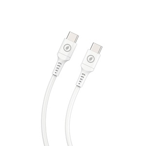 CABLE USB-C USB-C 1,2M Blanc