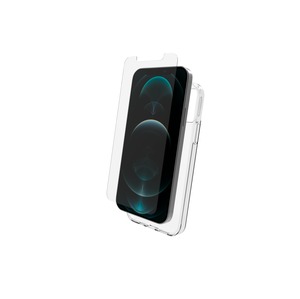 MYWAY FRANCE PACK COQUE SOUPLE + VERRE TREMPE IPHONE 12/12 PRO Transparent