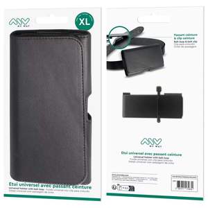 ETUI CEINTURE NOIR UNIVERSEL XL