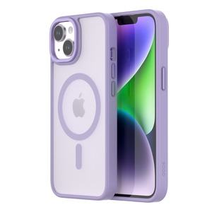 COQUE HYBRID SOFT AVEC SNAP IPHONE 14 Lavande