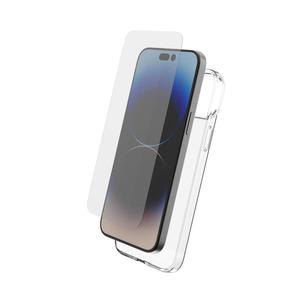 PACK COQUE SOUPLE + VERRE TREMPE IPHONE 15 Transparent