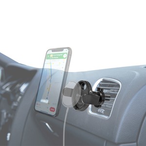 SUPPORT VOITURE UNIVERSEL 2EN1 AVEC BERCEAU MAGSAFE Noir