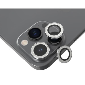 CAMERA RINGS IPHONE 15 PRO/15 PRO MAX Argent