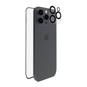 PACK CAMERA LENS + VT RECYCLE IPHONE 14 PRO Transparent / Noir