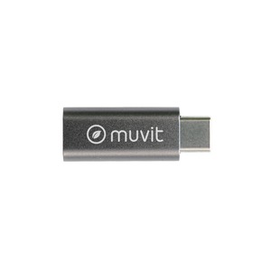 USB DATA BLOCKER FAST CHARGE USB-C ALUMINIUM RECYCLE Acier gris foncé