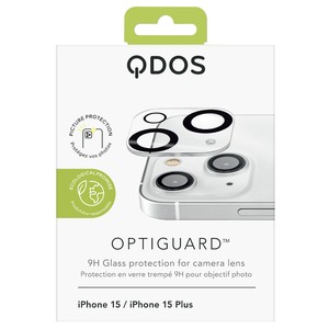 VERRE OPTIGUARD CAMERA LENS IPHONE 15/15 PLUS Transparent