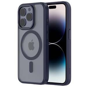 COQUE HYBRID SOFT SNAP (MAGSAFE) IPHONE 15 PRO Bleu marine