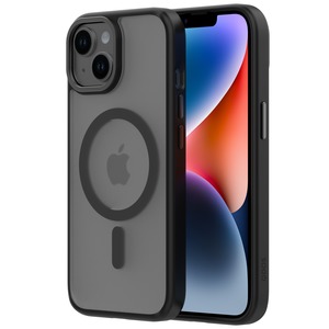 COQUE HYBRID SOFT SNAP (MAGSAFE) IPHONE 15 Midnight Black
