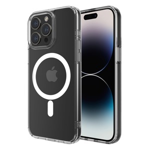 COQUE HYBRID FORCE SNAP (MAGSAFE) IPHONE 15 PRO MAX Transparent
