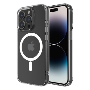 COQUE HYBRID FORCE SNAP (MAGSAFE) IPHONE 15 PRO Transparent