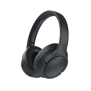 CASQUE BLUETOOTH ANC SERENITY PLASTIQUE RECYCLE Noir