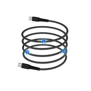 CABLE AIMANTE USB-C USB-C 1,5M Noir