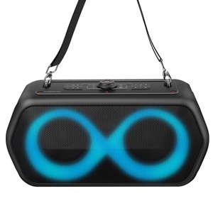 MONSTER PARTY SPEAKER MUSICBOX GO AVEC 2 MICROPHONES Noir
