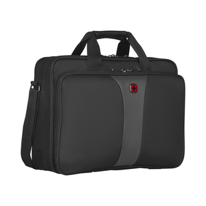 SACOCHE PC PORTABLE LEGACY 16'' DEUX SOUFFLETS Noir / Gris