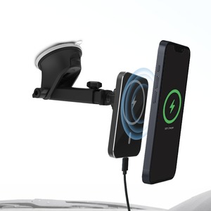 MUVIT FOR CHANGE SUPPORT VOITURE CHARGEUR MAGSAFE 15W PARE-BRISE/BOARD Noir