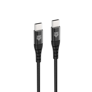 CABLE RENFORCE USB-C USB-C 1,2M Noir