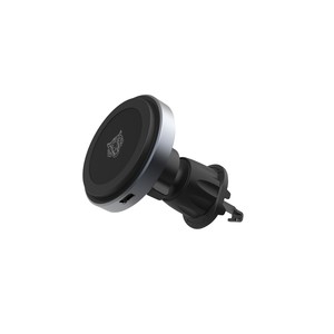 SUPPORT VOITURE CHARGEUR MAGSAFE 15W GRILLE D'AERATION Noir