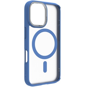 MUVIT FRANCE COQUE MAGSAFE 2M MAT FROST IPHONE 16 Bleu