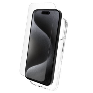 PACK COQUE SOUPLE + VERRE TREMPE IPHONE 16 Transparent