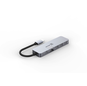 Hub USB-C 5 ports Acier gris foncé