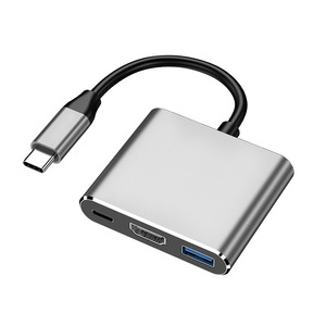 Hub USB-C 3 ports Acier gris foncé