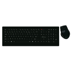PACK CLAVIER+SOURIS SANS FIL AZERTY USB Noir