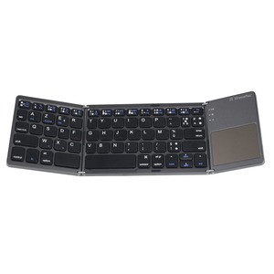 Clavier pliable AZERTY Gris foncé