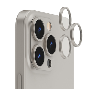 VERRE OPTIRINGS CAMERA LENS IP16 PRO/16 PRO MAX Naturel titanium