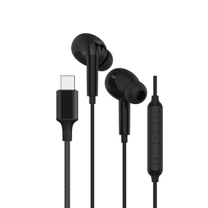 TIGER SOUND ECOUTEURS INTRA RENFORCE USB-C Noir