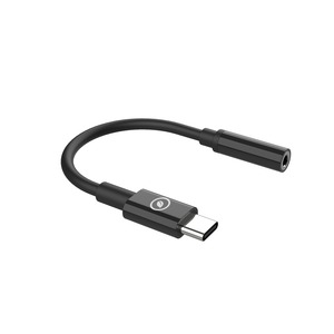 ADAPTATEUR USB-C VERS JACK 3.5MM FEMELLE Noir