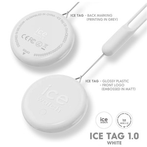 ICE TAG 1.0 - WHITE - 1PC Blanc