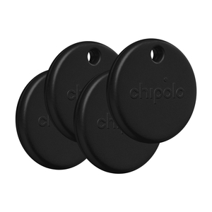 PACK DE 4 POP TRACKER PORTE CLE APPLE ET ANDROID FINDME Noire