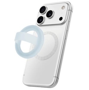 MUVIT GRIP STAND SILICONE TRANSLUCIDE MAGSAFE Bleu